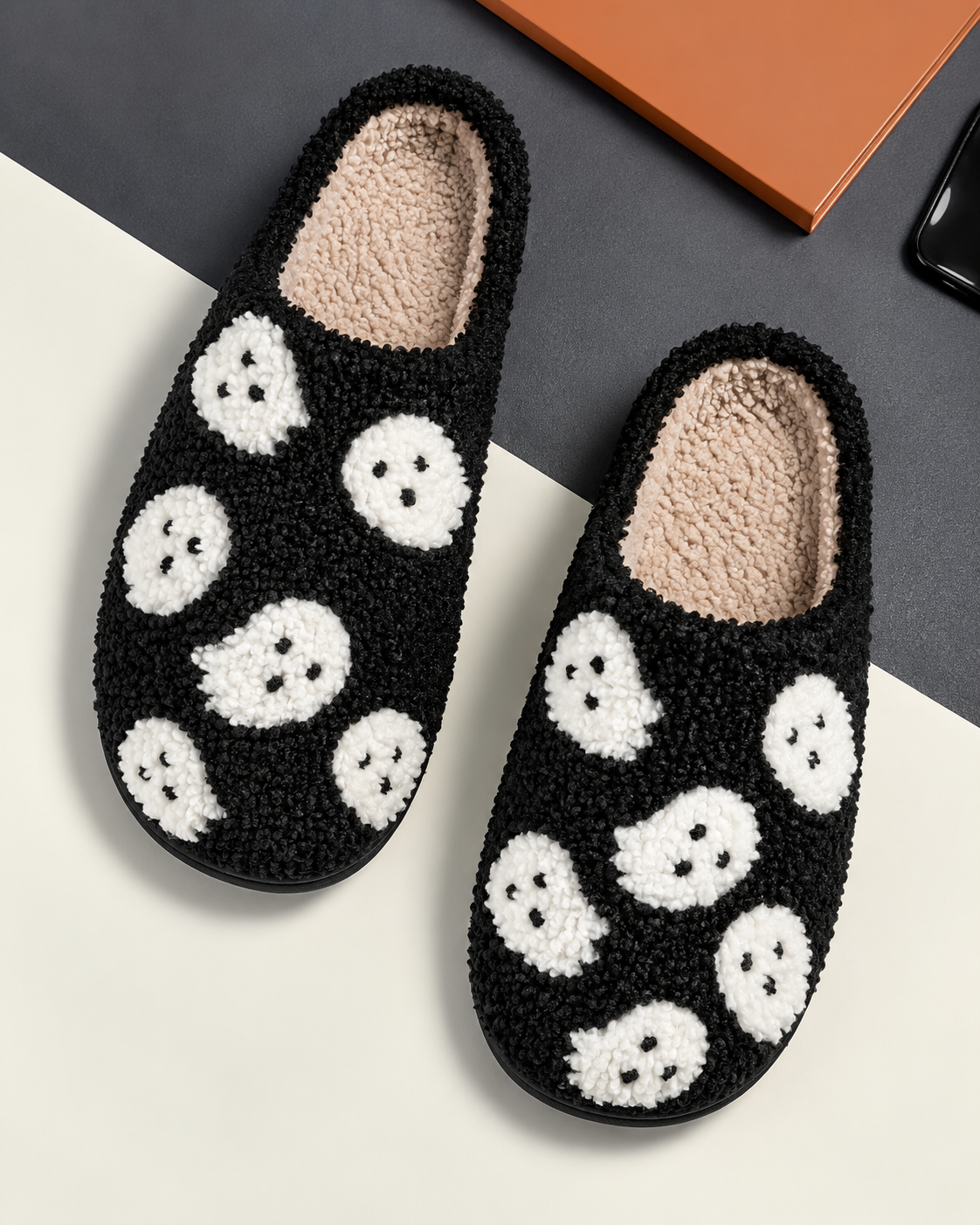 Your feet deserve this 🐾 Cotton slippers with a design, Perfect for cold weather