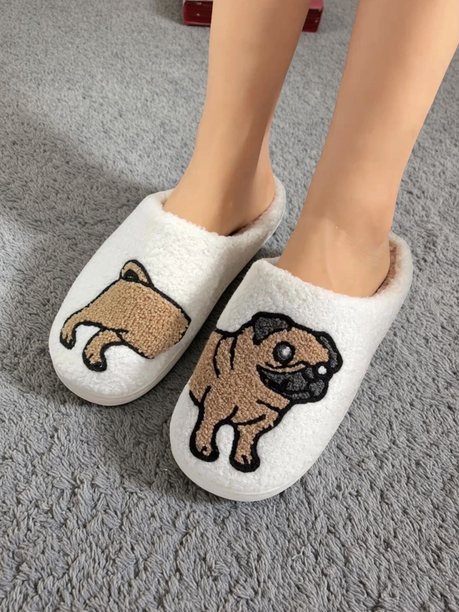 Your feet deserve this 🐾 Cotton slippers with a design, Perfect for cold weather