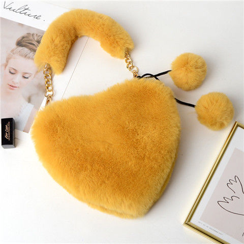 Plush Heart Bag