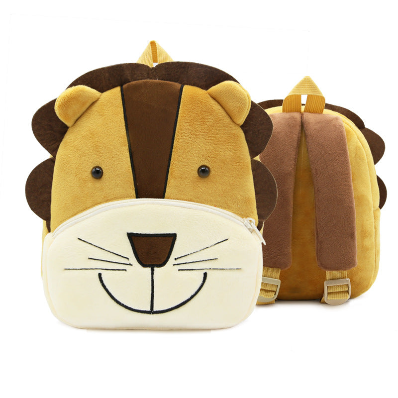 Cartoon Animal Plush Backpack for Kids