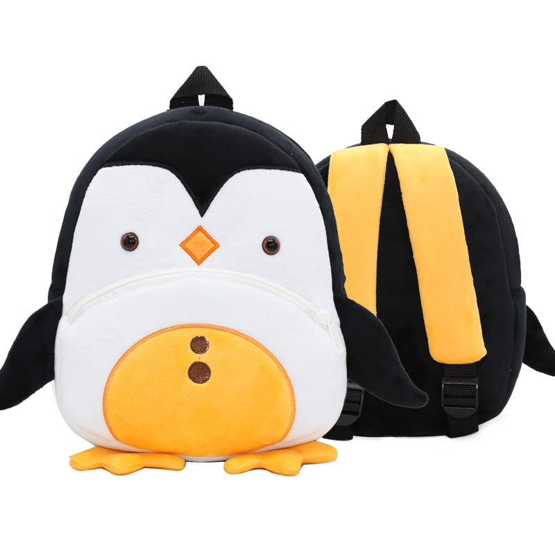Cartoon Animal Plush Backpack for Kids