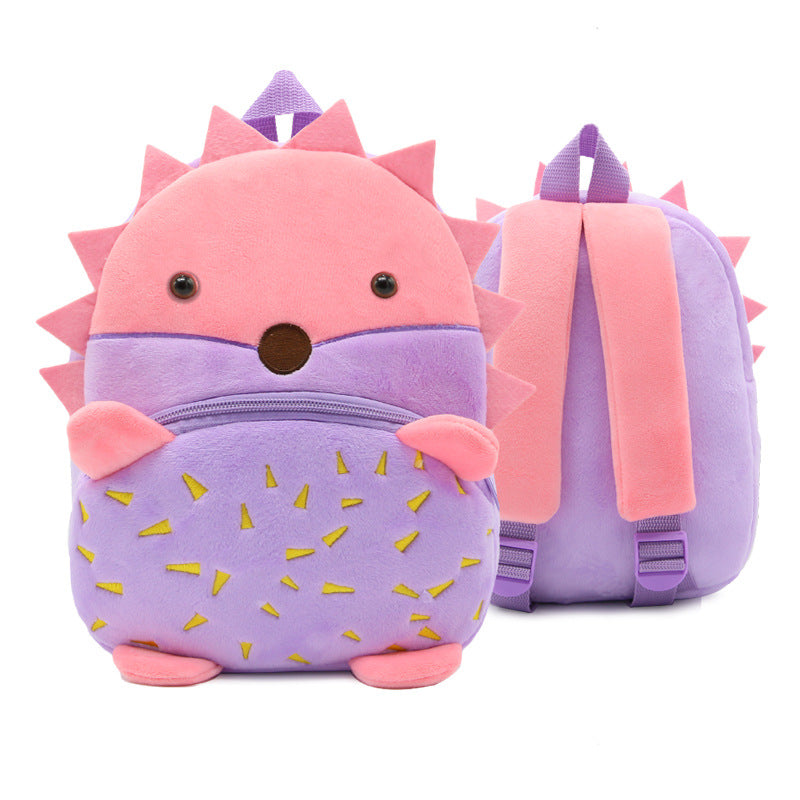 Cartoon Animal Plush Backpack for Kids