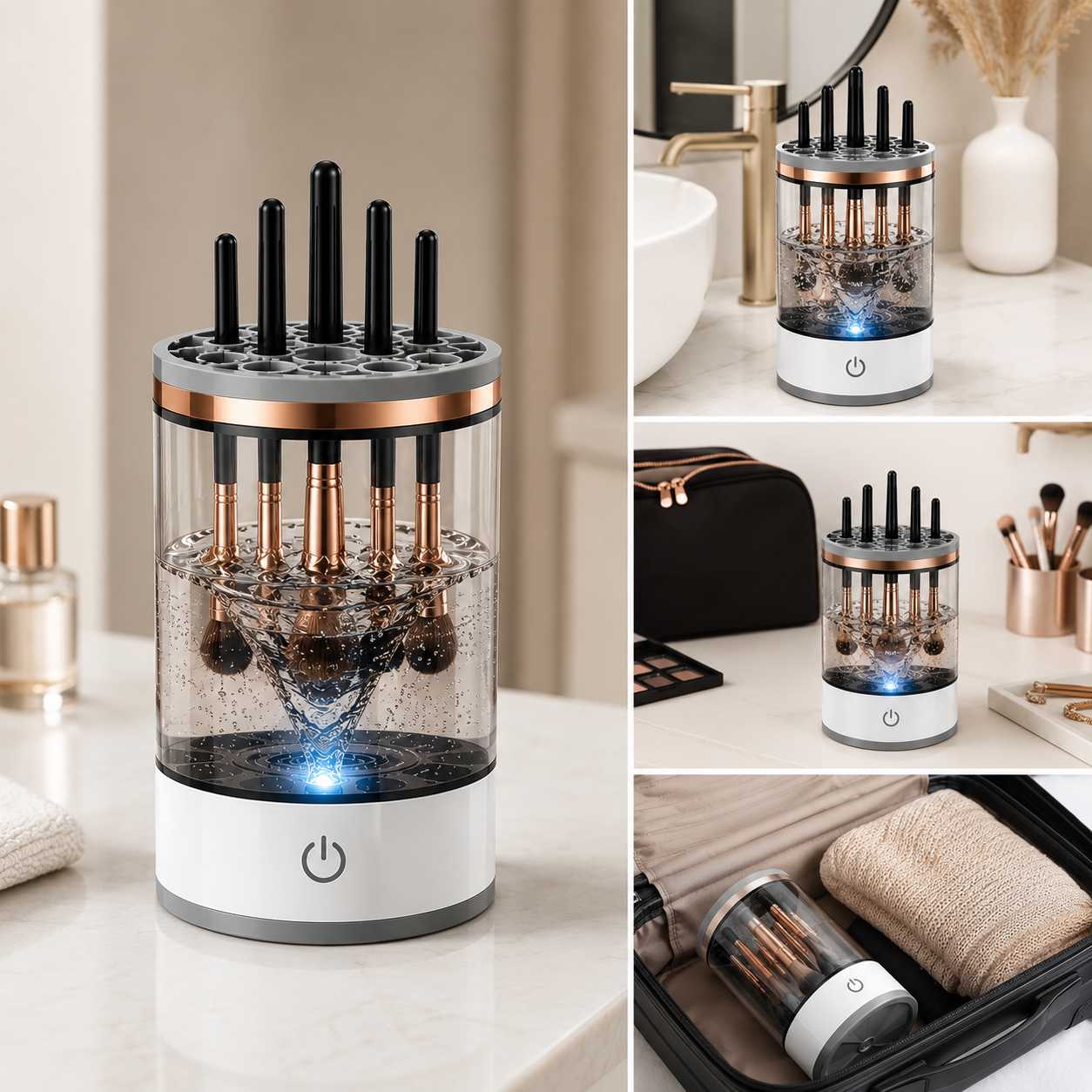 🫧 Limpiador automático de brochas