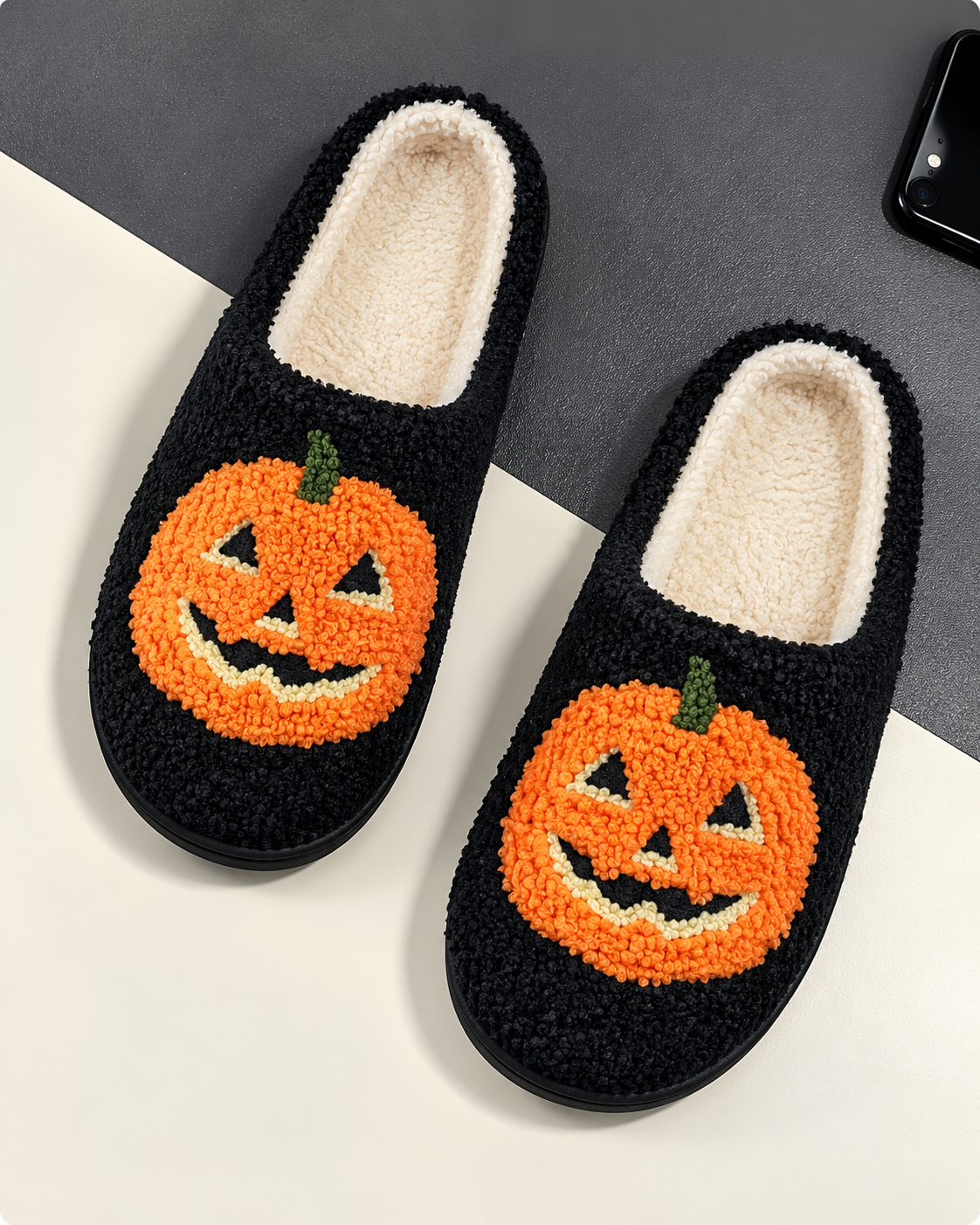 Your feet deserve this 🐾 Cotton slippers with a design, Perfect for cold weather