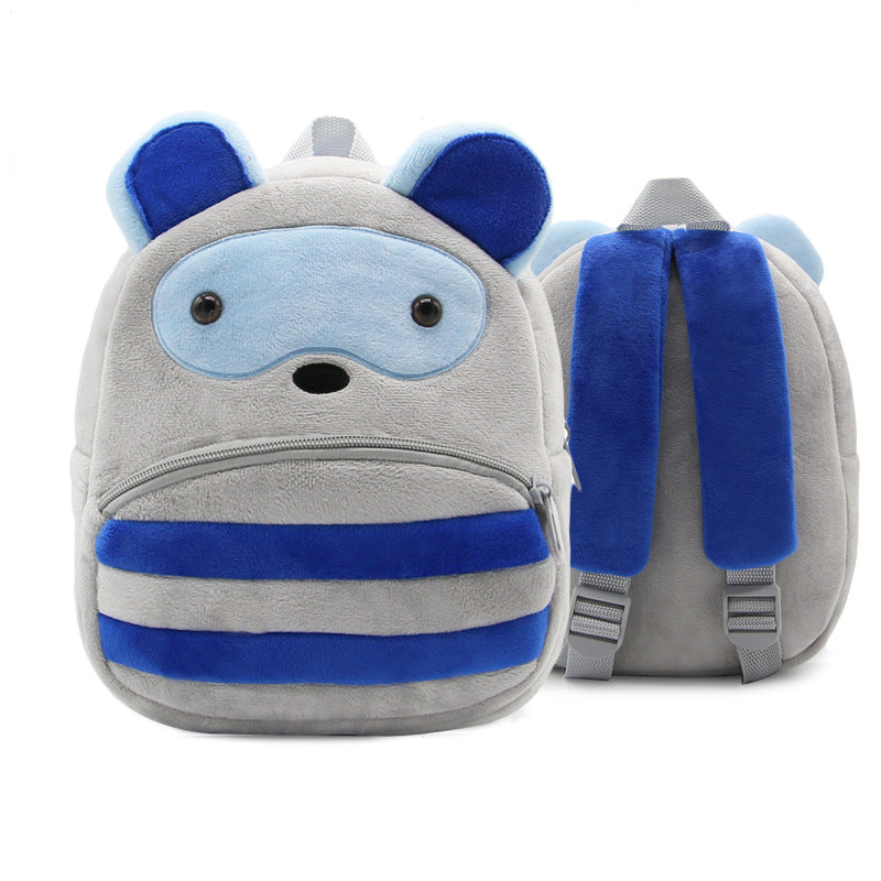 Cartoon Animal Plush Backpack for Kids