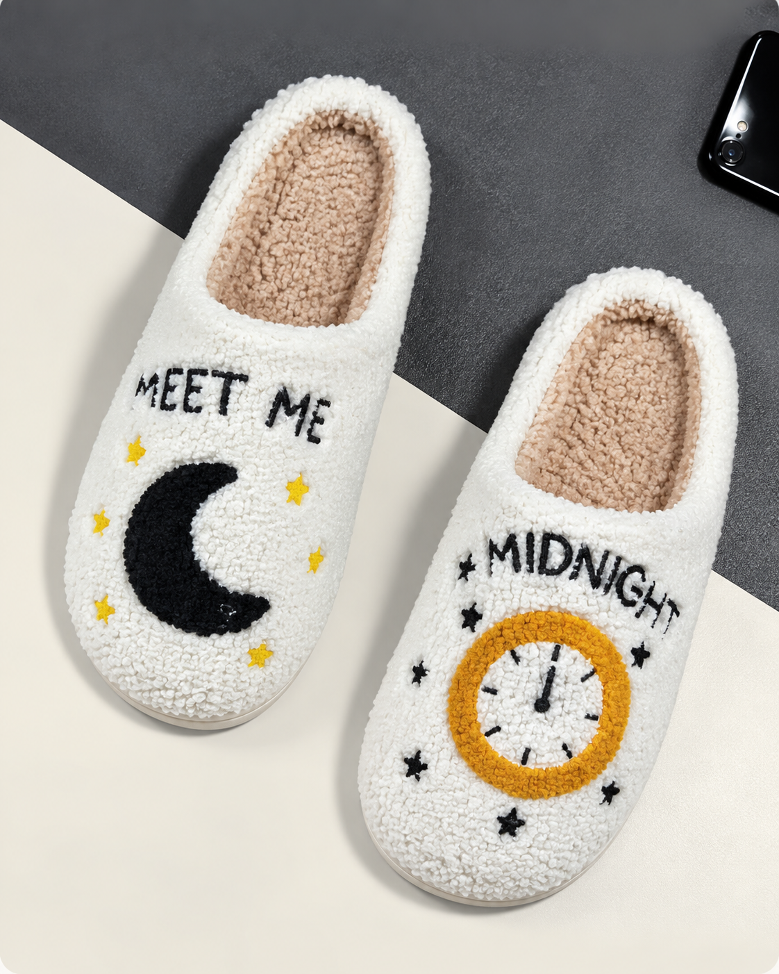 Your feet deserve this 🐾 Cotton slippers with a design, Perfect for cold weather