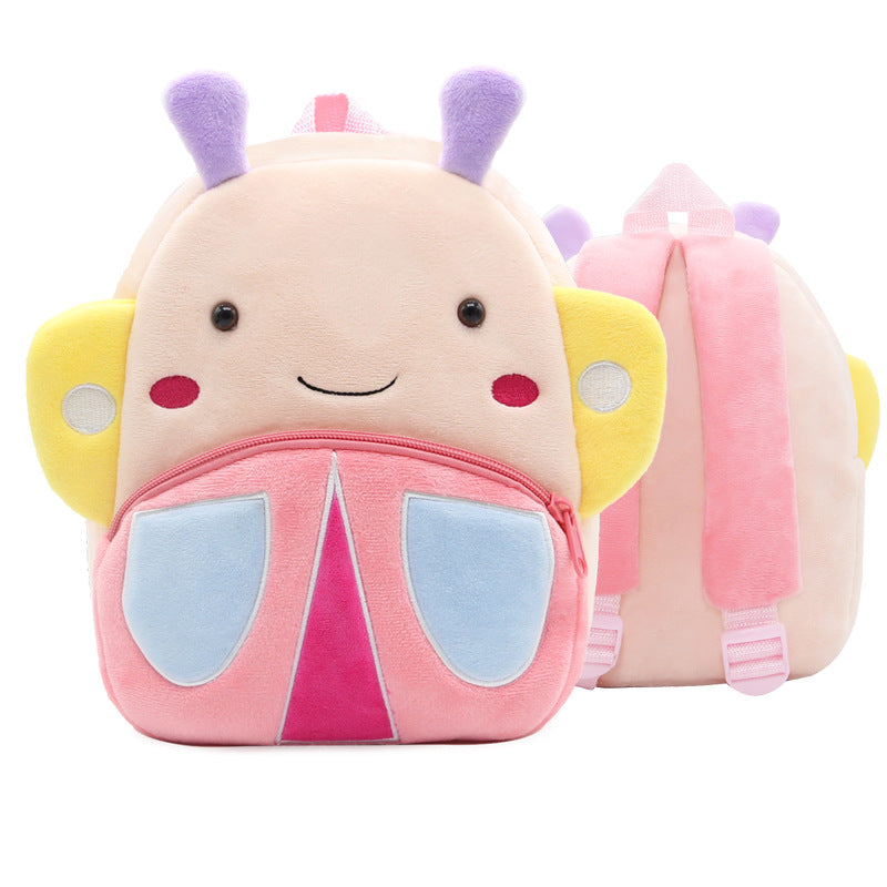 Mochila de peluche de animales de dibujos animados para niños