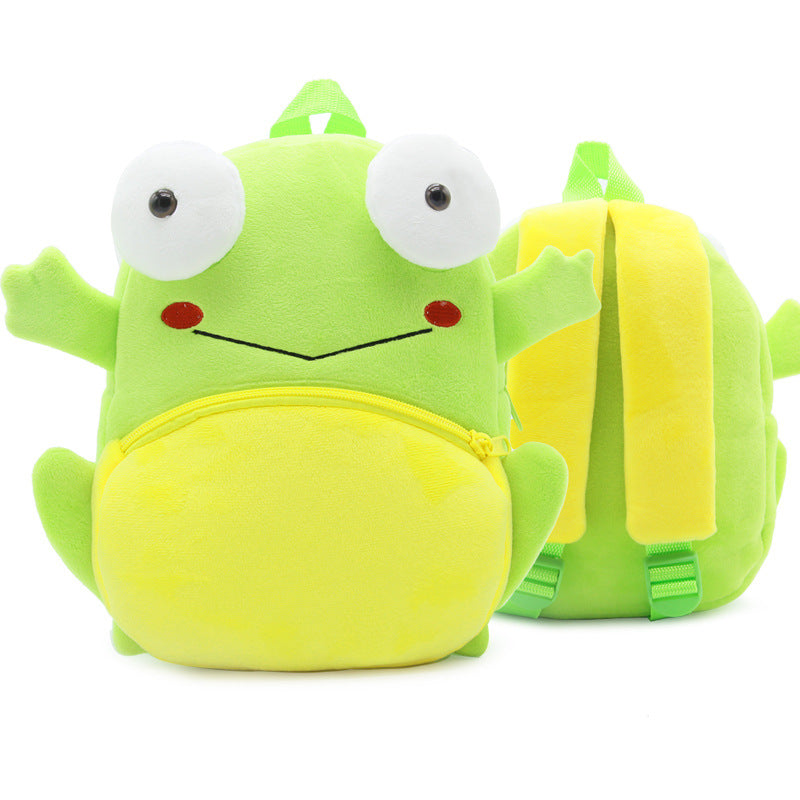Mochila de peluche de animales de dibujos animados para niños