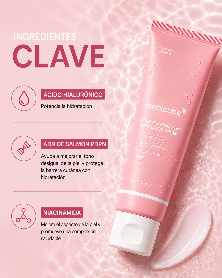 Gel-Crema de Ácido Hialurónico — Piel de Cristal