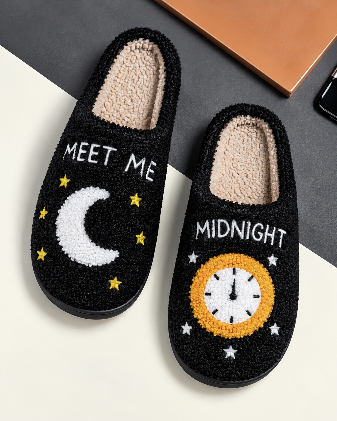 Your feet deserve this 🐾 Cotton slippers with a design, Perfect for cold weather