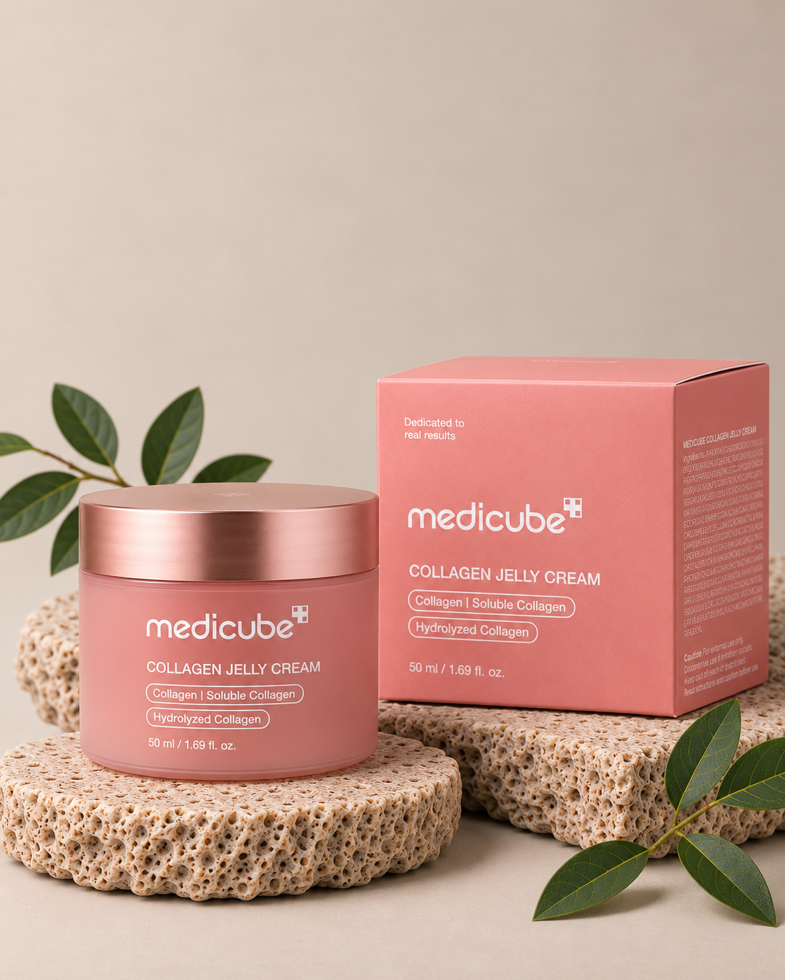 Gelatina Facial Glaseada de Colágeno