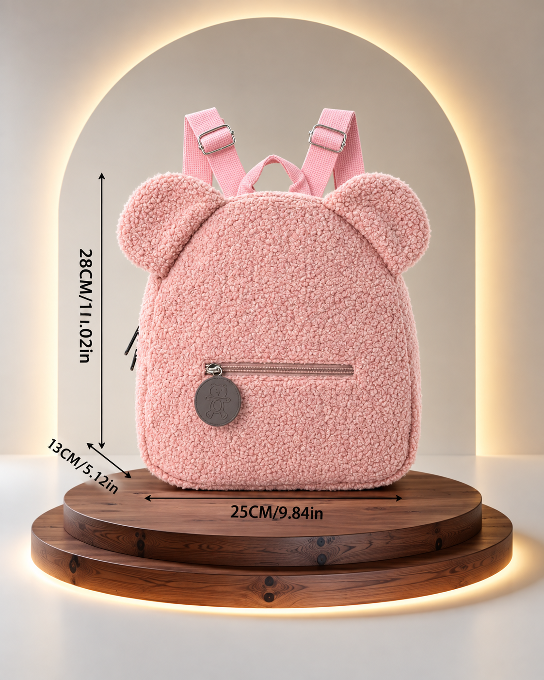 Teddy Bear Plush Backpack - Cute, comfortable, and with space for everything