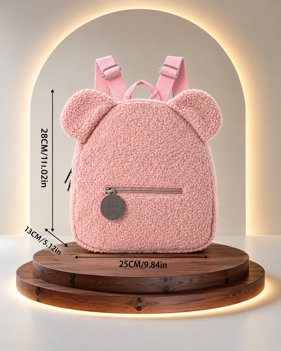 Teddy Bear Plush Backpack - Cute, comfortable, and with space for everything