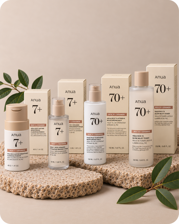 Anua Rice Essence 4-Piece Skincare Set