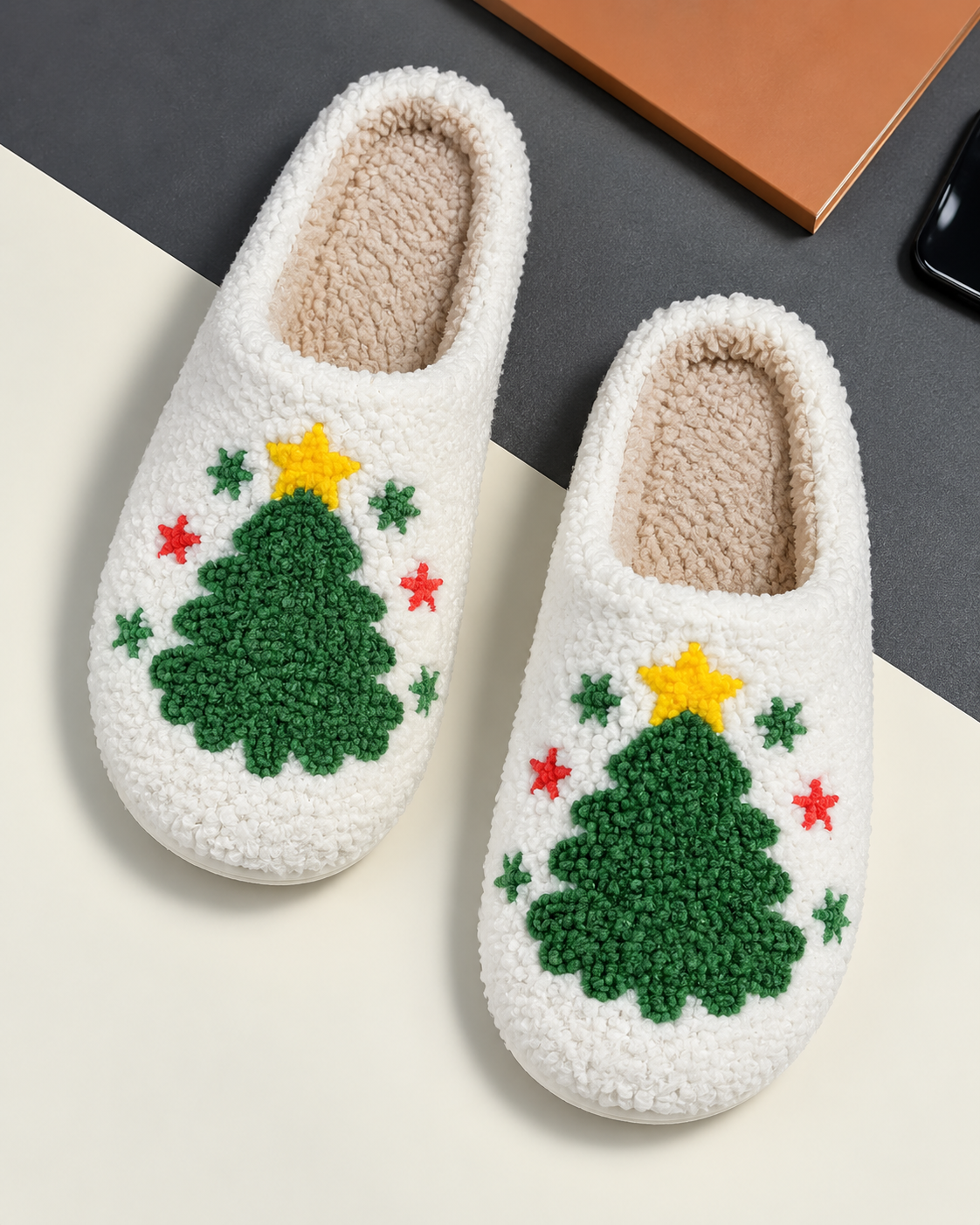 Your feet deserve this 🐾 Cotton slippers with a design, Perfect for cold weather