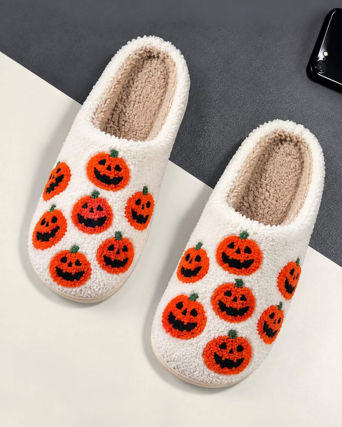 Your feet deserve this 🐾 Cotton slippers with a design, Perfect for cold weather